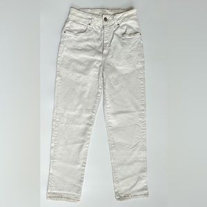 Cotton On Stretch Straight Antique White -Women US 6 -NWT